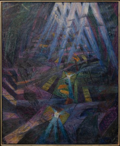 The Forces of a Street by Umberto Boccioni